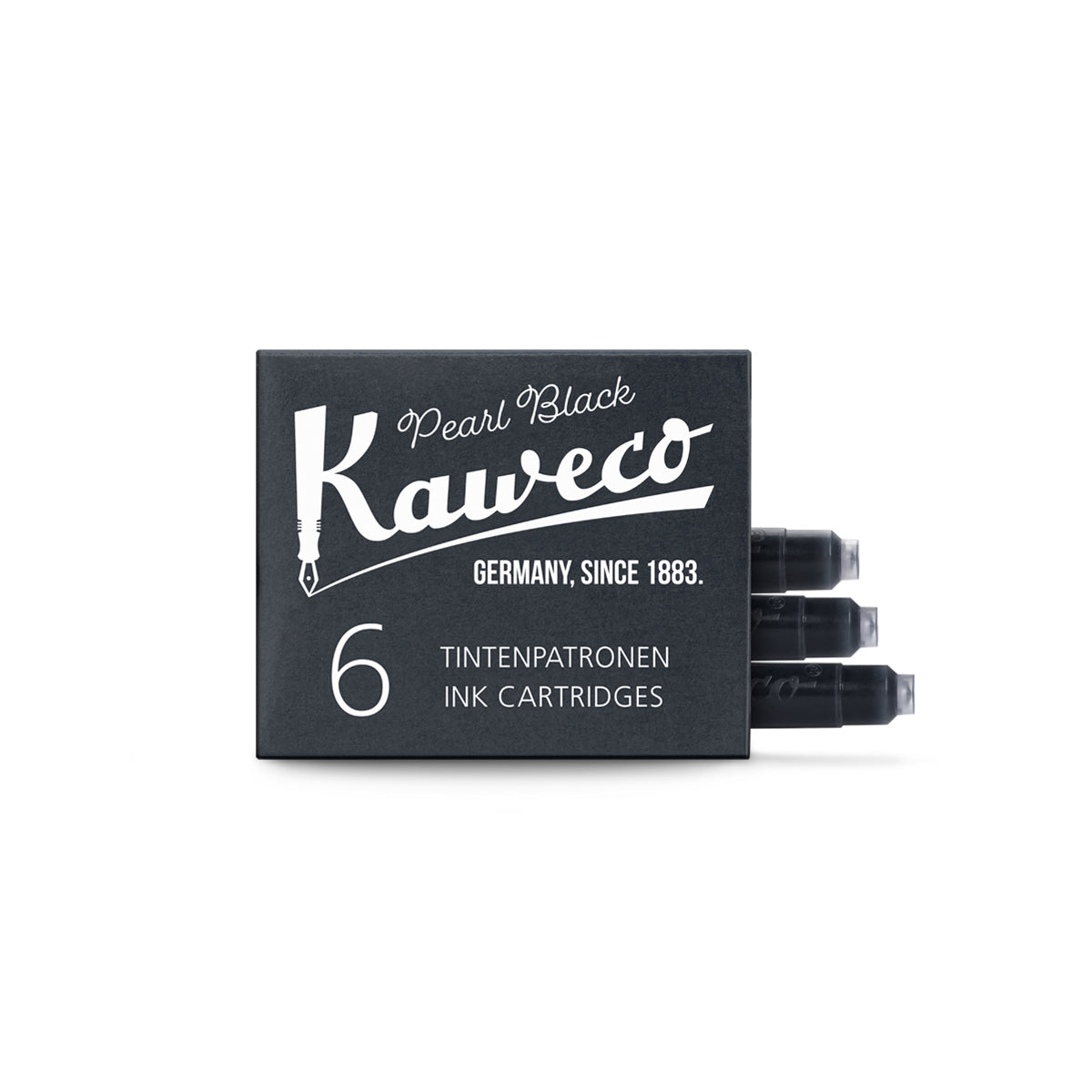 Kaweco Pearl Black Ink Cartridge (Pack of 6)