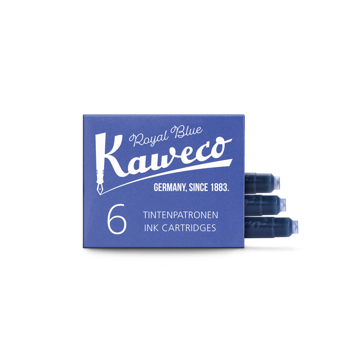 Kaweco Royal Blue Ink Cartridge (Pack of 6)