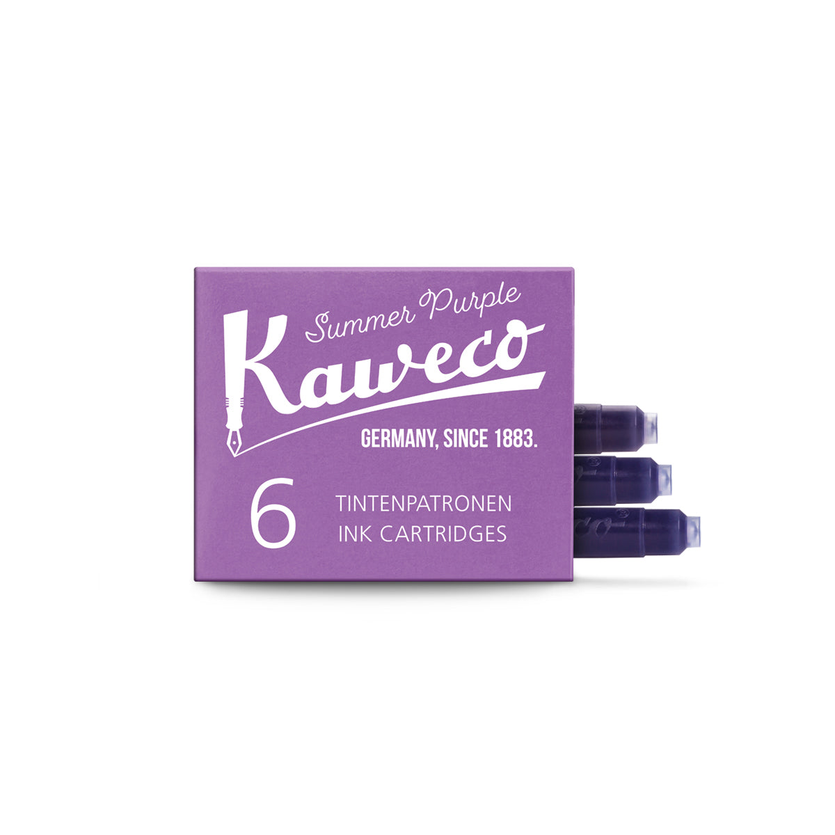 Kaweco Summer Purple Ink Cartridge (Pack of 6)