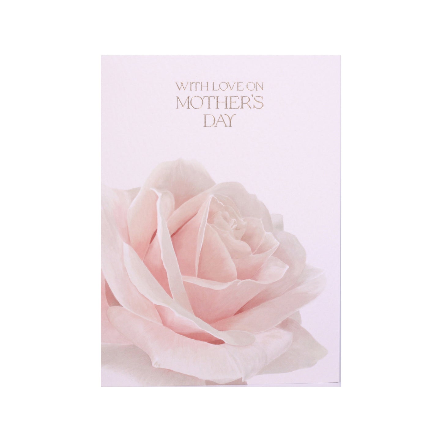 Rose With Love On Mother's Day Card