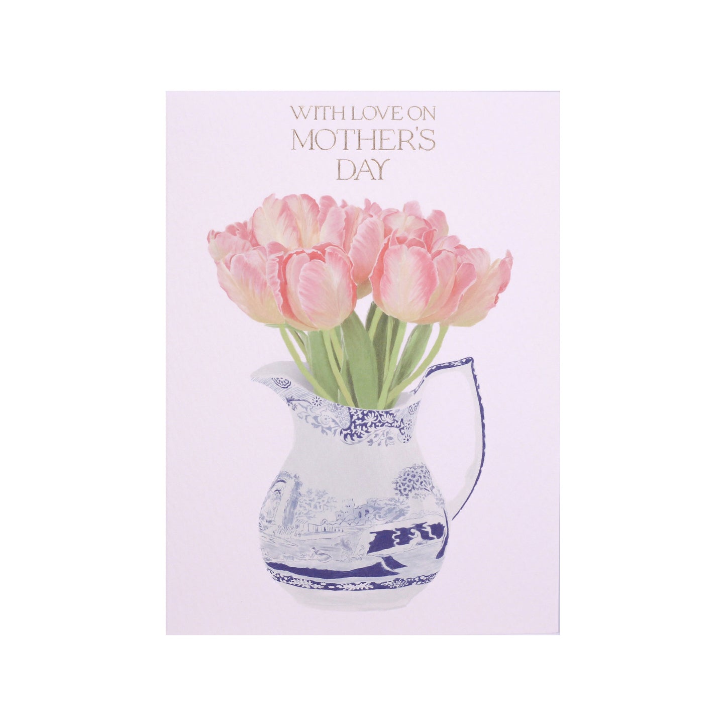Tulips in a Spode Jug With Love on Mother's Day