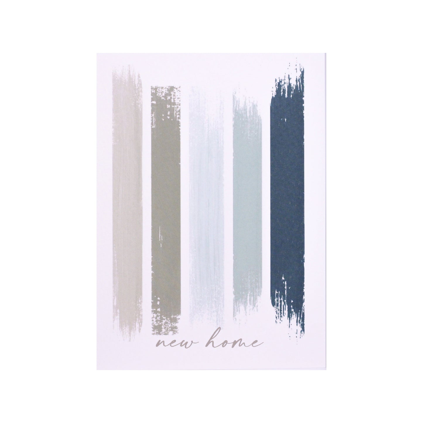 Contemporary Teal New Home Paint Swatch Card