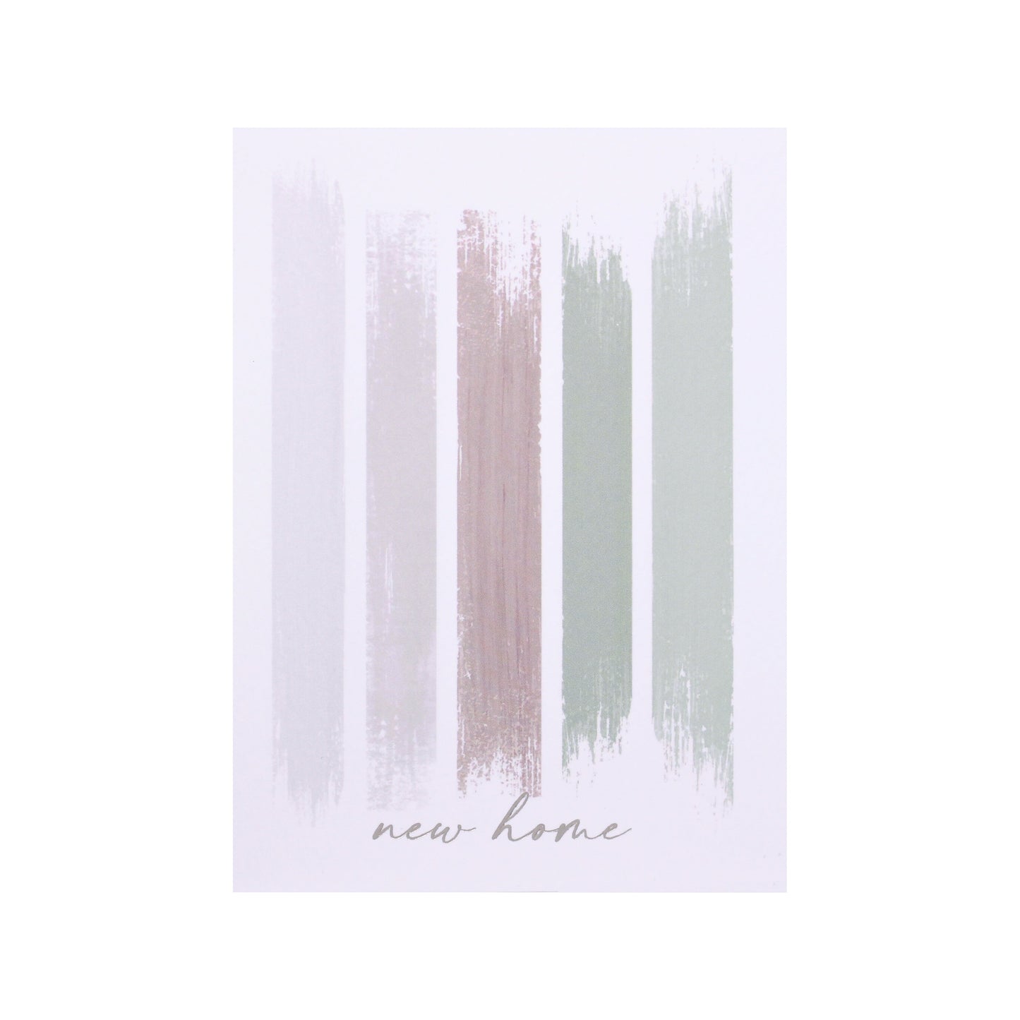 Pinks & Greens New Home Paint Swatch Card