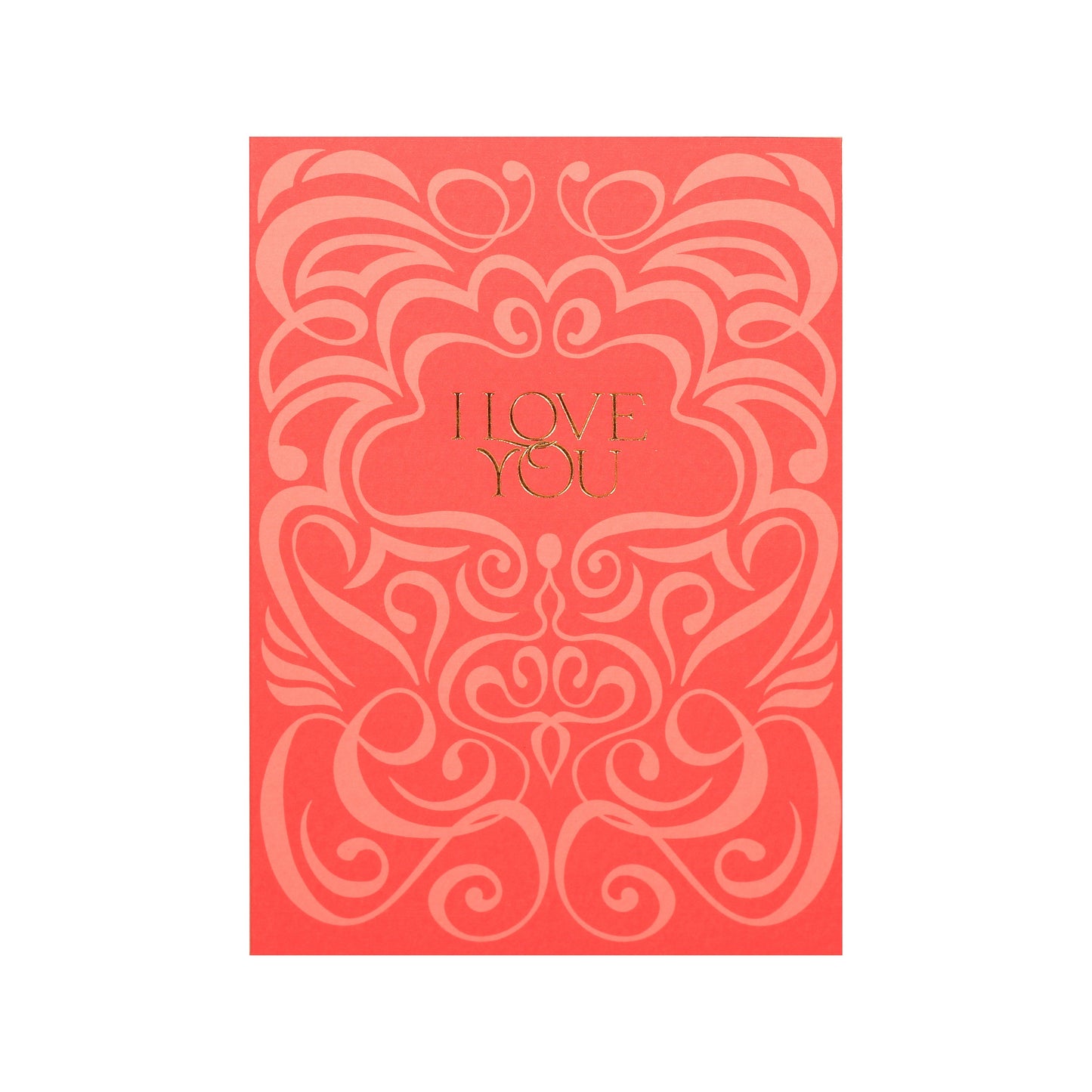 Swirl Two-tone Red I Love You