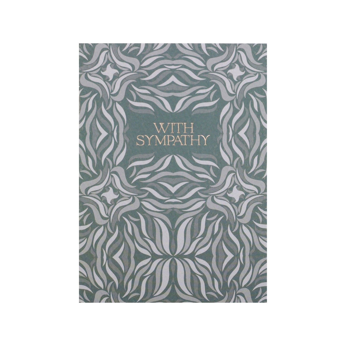 With Sympathy in Sage Green Swishes