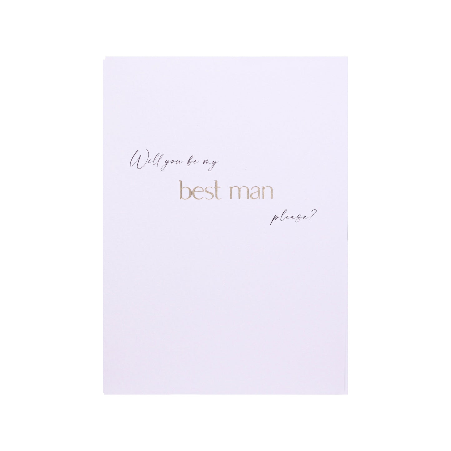Will You Be My Best Man Card