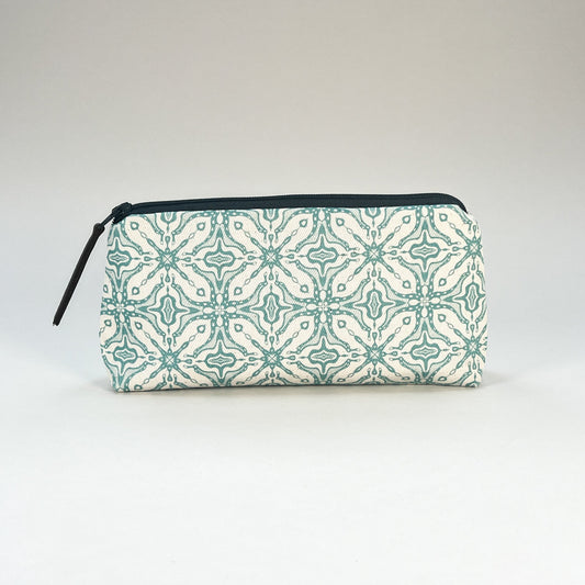 Teal Tile Medium Pencil Case