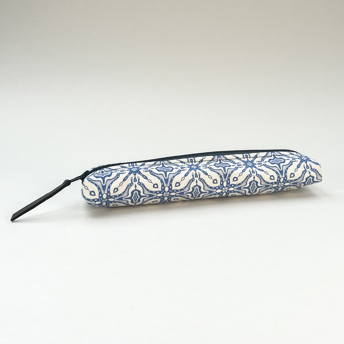 Blue Tile Slim Pencil Case