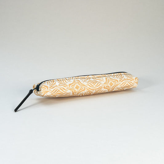 Mustard Swishes Slim Pencil Case