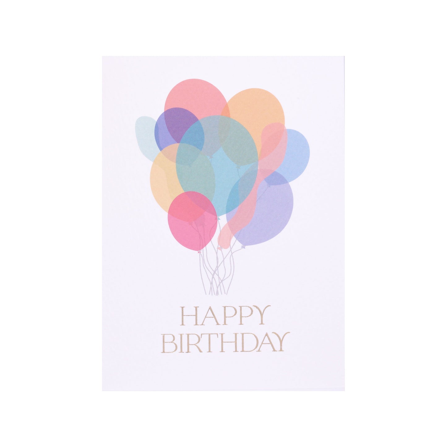 Birthday Balloon Bunch Card