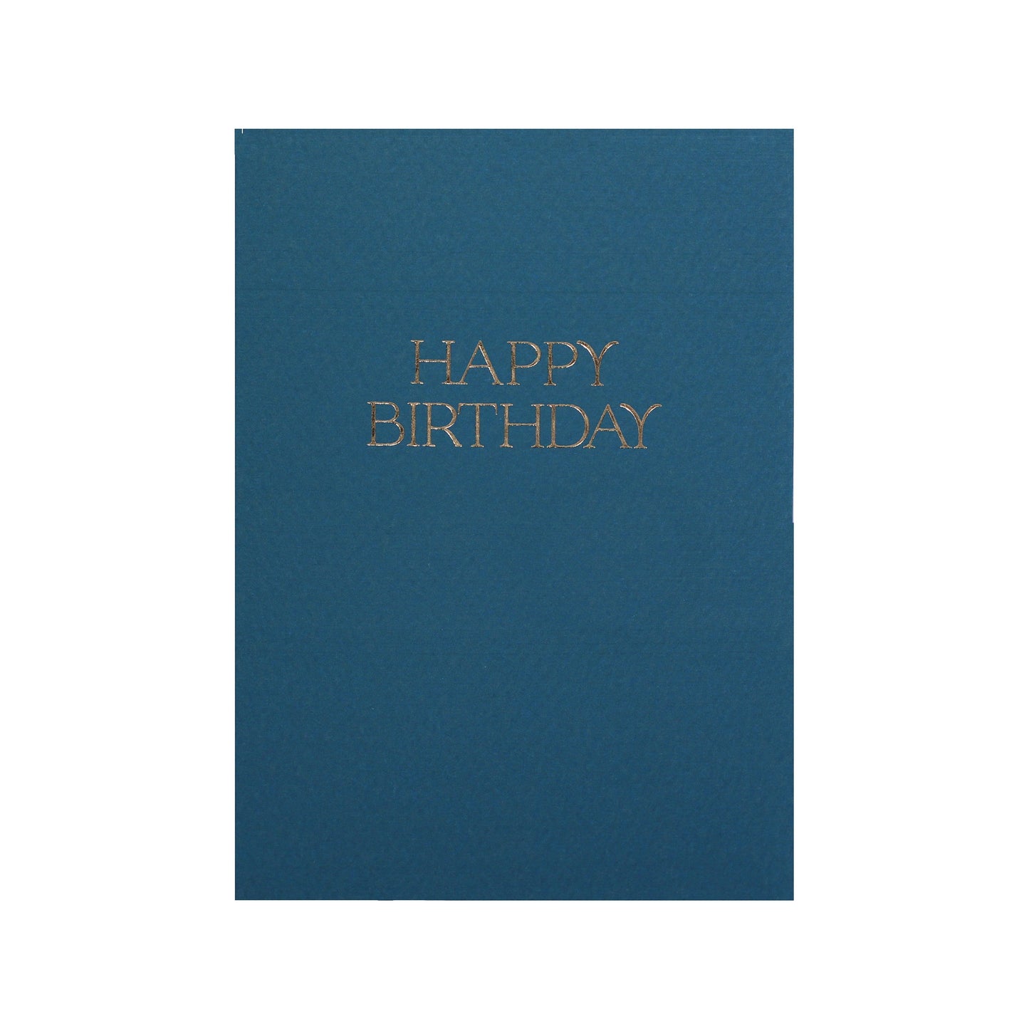 Elegant Dark Teal Happy Birthday Card