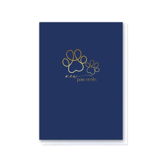 New Paw-rents Navy Card