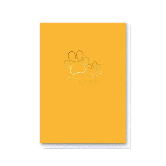 New Paw-rents Mustard Card