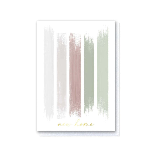 Pinks & Greens New Home Paint Swatch Card