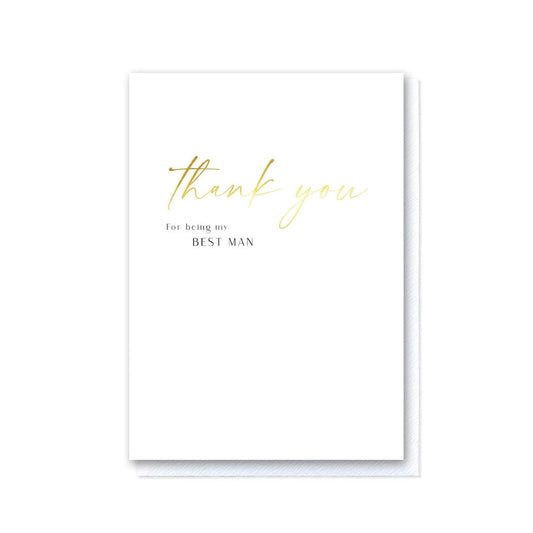 Thank you for being my Best Man