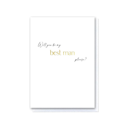 Will You Be My Best Man Card