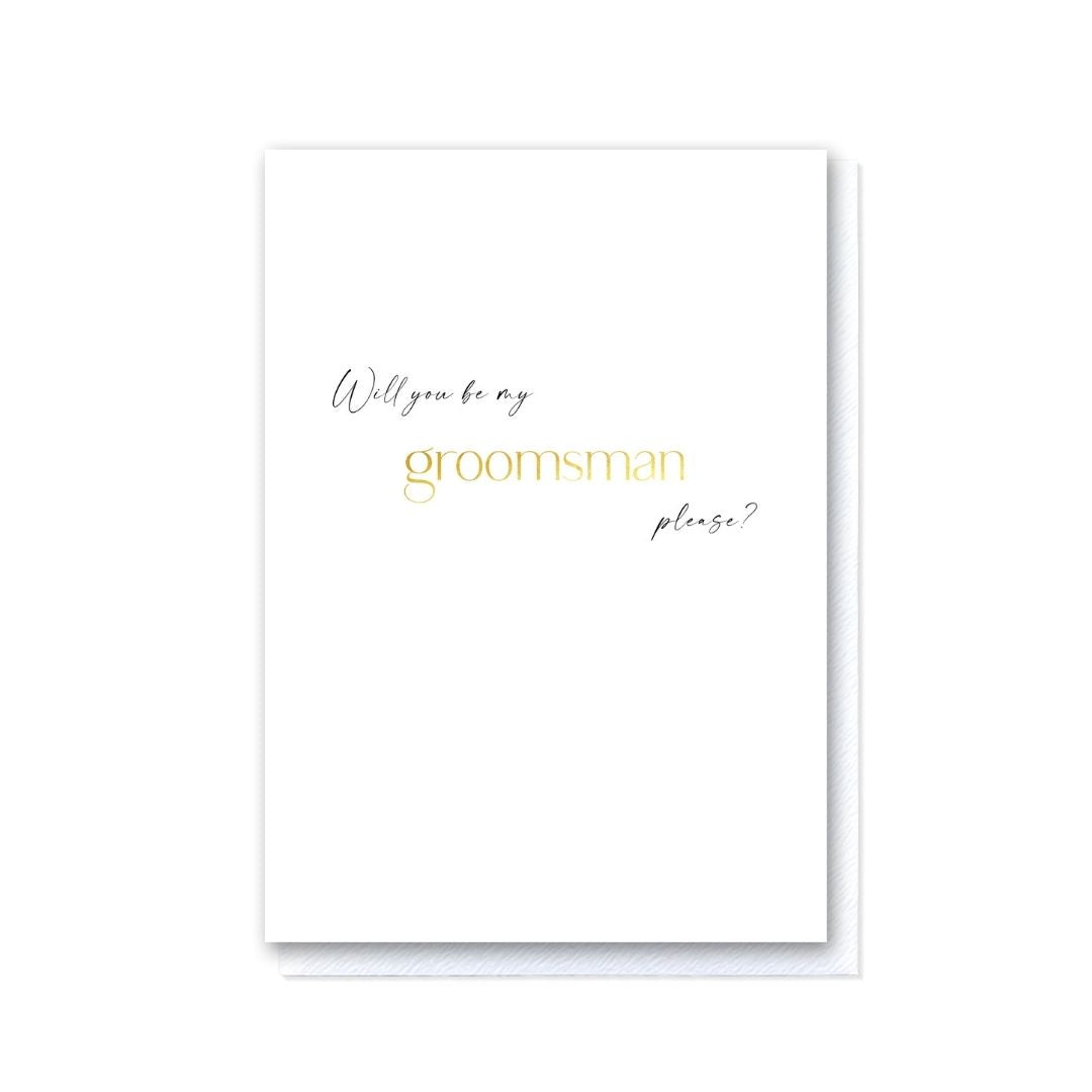 Will You Be My Groomsman Card