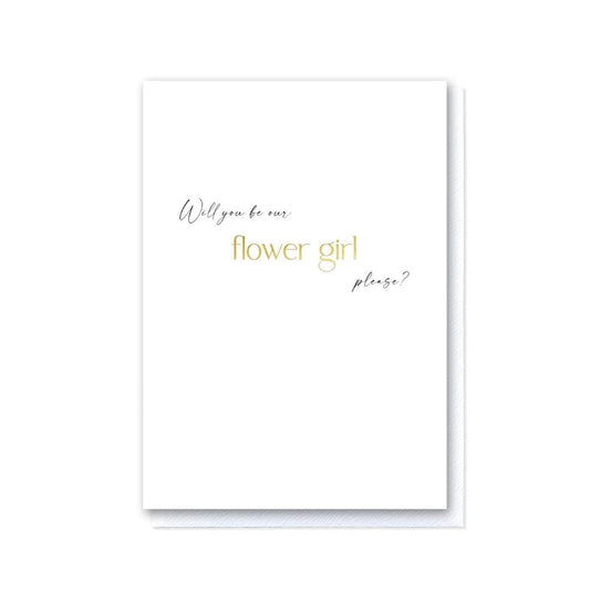 Will You Be Our Flower Girl Card