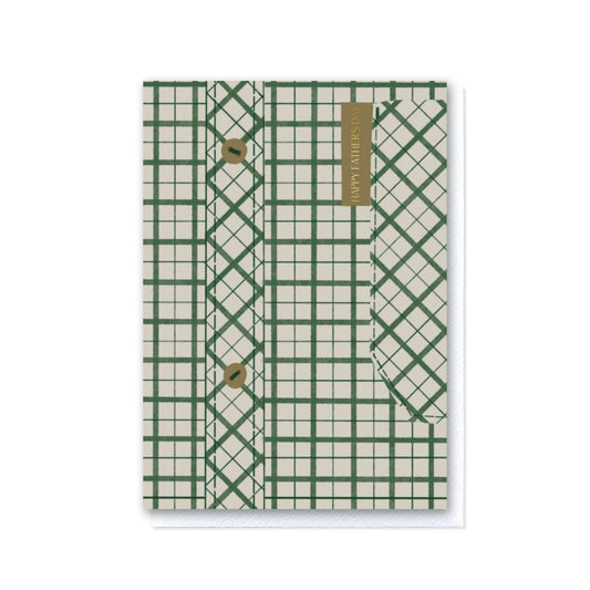 Father's Day Green Tattersall Shirt