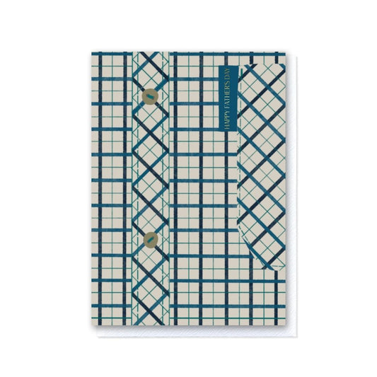 Father's Day Blue Tattersall Shirt