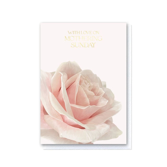 Rose With Love On Mothering Sunday Card