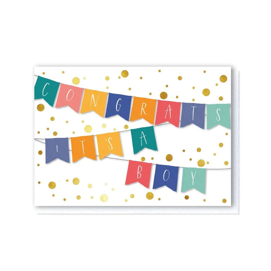 Congrats it's a Boy Bunting