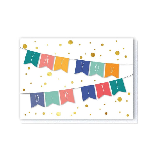 Yay You Did It Bunting