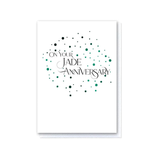 Milestone Moments Jade Wedding Anniversary Card