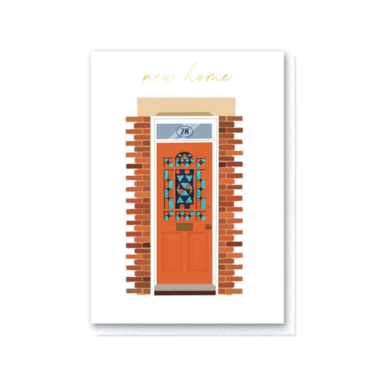 New Home Door Orange