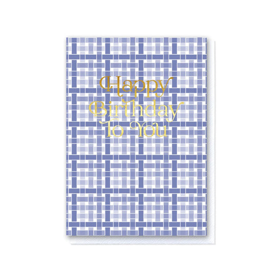 Woven Birthday - Lilac