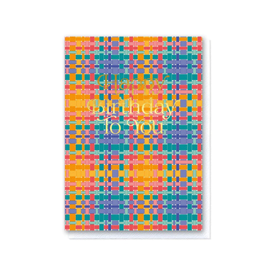 Woven Birthday - Multi Weave