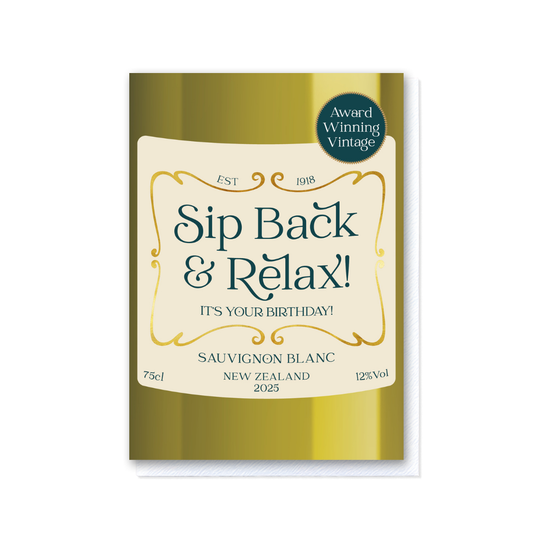 Tasting Notes - Sip Back & Relax White