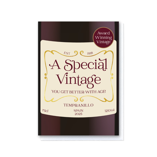 Tasting Notes - A Special Vintage Red