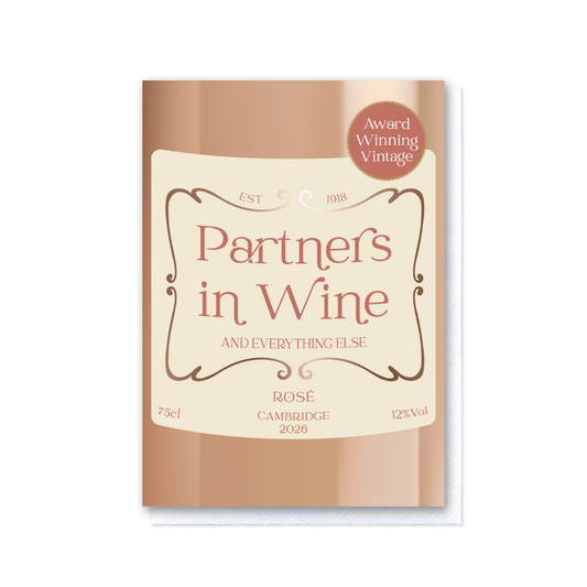 Tasting Notes - Partners in Wine Rose