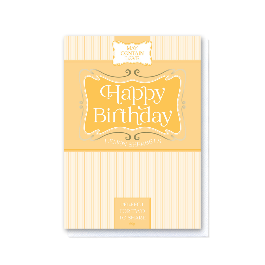 Hello Sweetie - Happy Birthday Lemon Sherbets