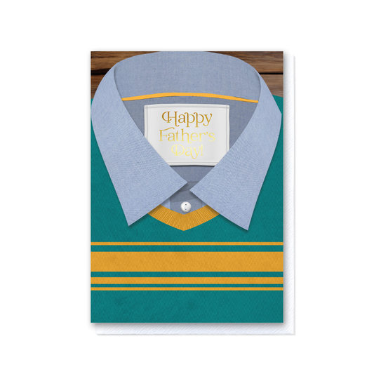 Attirely Good - Blue Shirt Teal Father's Day