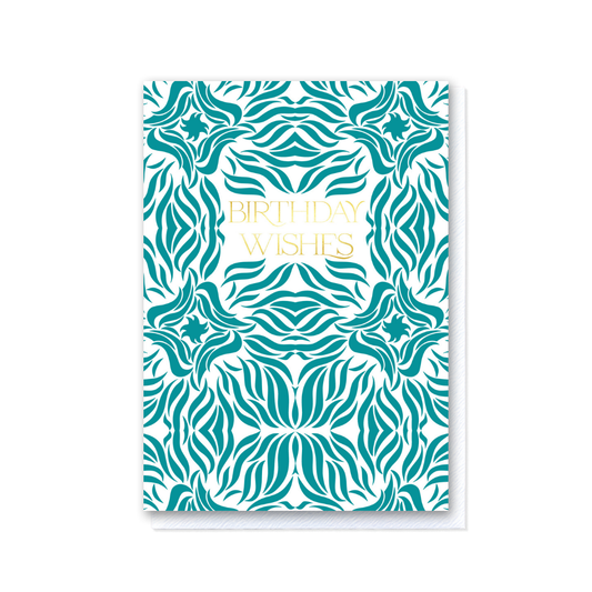 Swishes - Birthday Wishes Teal