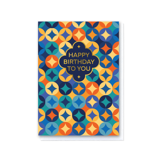 Intersect - Circles & Diamonds Yellow