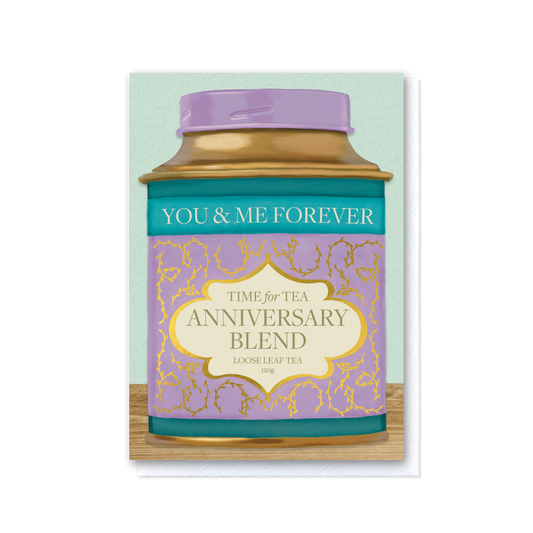 Time for Tea - Lavender Grey - Happy Anniversary