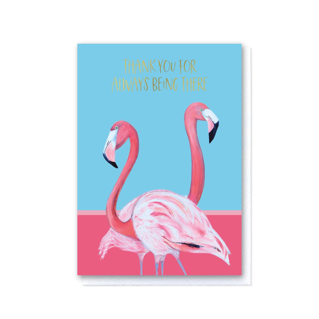 Flossy & Amber Flamingos - Thank You For Always Being There