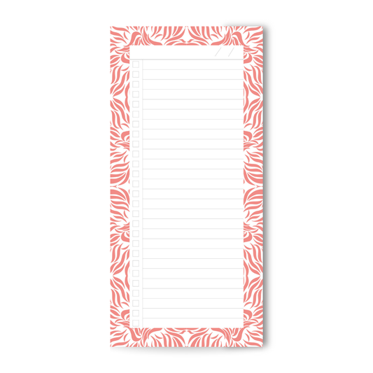 Coral Swishes Notepad