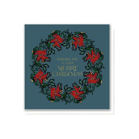 Red and Gold Berry Wreath