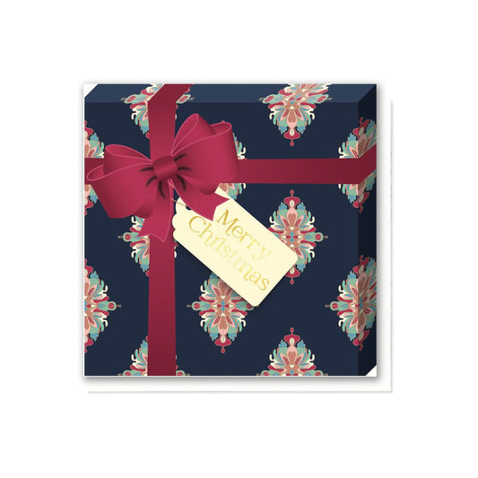 Navy Nutcracker Present