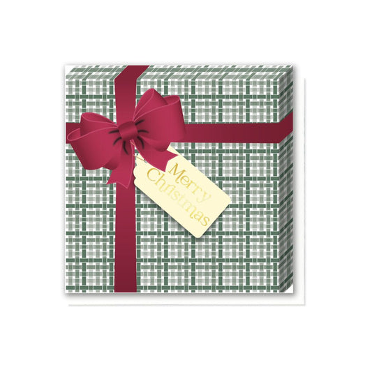 Sage Gingham Present