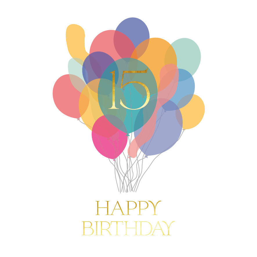 Square - Balloon Bunch 15