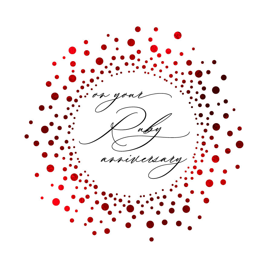 Square - Ruby Anniversary