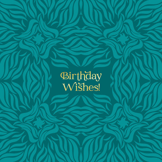 Square - Swishes Teal