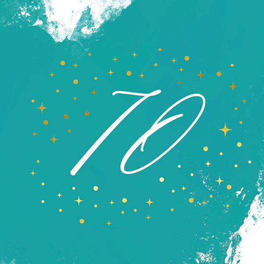 Square - Painted Birthday 70