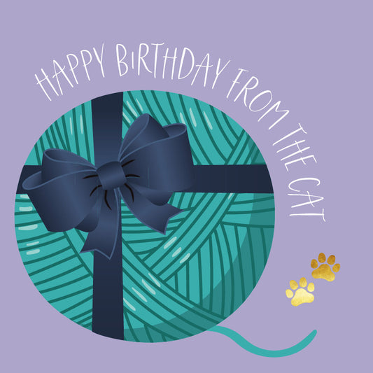 Square - Happy Birthday From the Cat