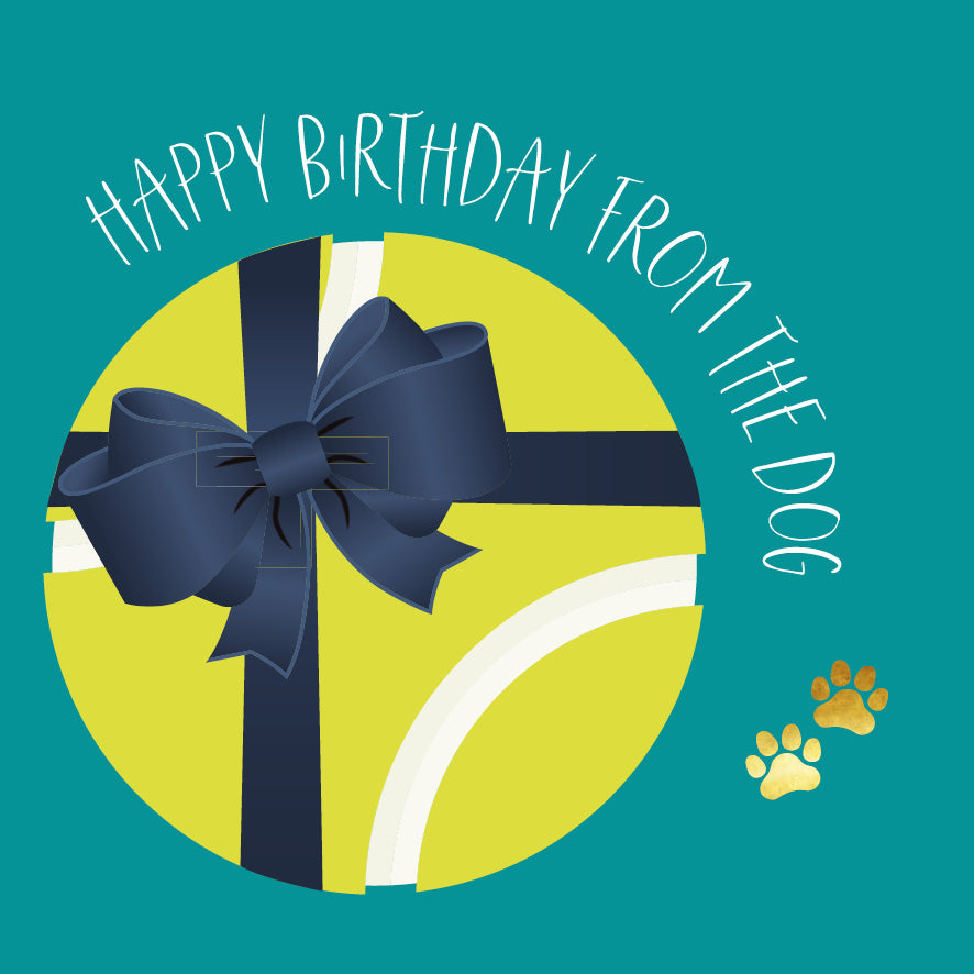 Square - Happy Birthday from the Dog